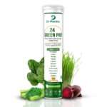 Dr Mantra 24 Green Pro Effervescent Tablets for Daily Metabolism| 15 Tablets