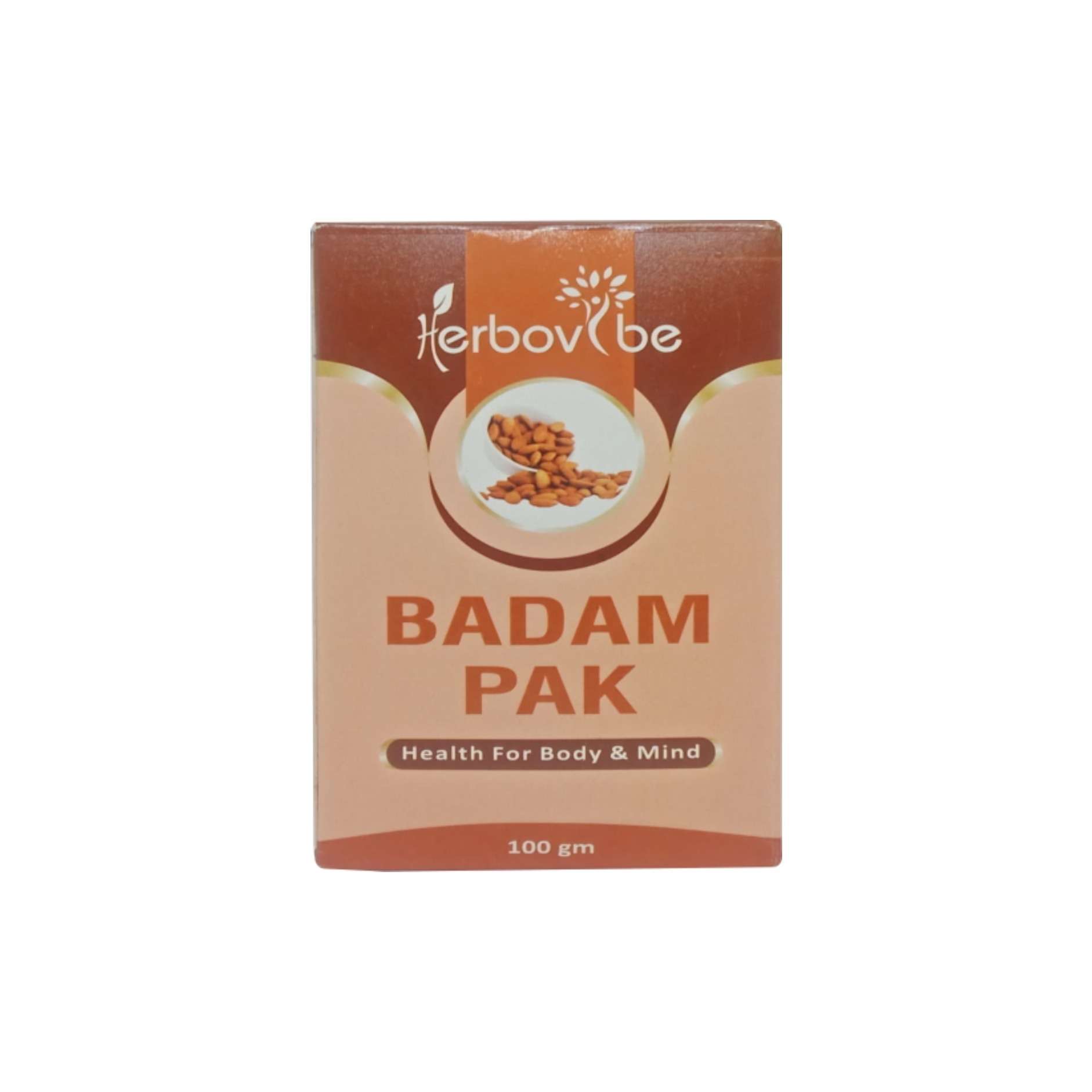 BADAM-PAK-1 Herbovibe Badam Pak – Ayurvedic Nutritive Paste (100g) - Image 1