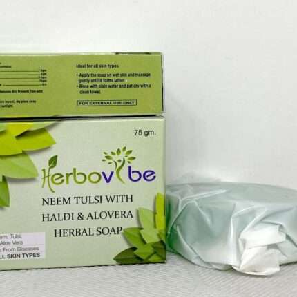 Neem Tulsi With Haldi & Alovera Herbal Soap