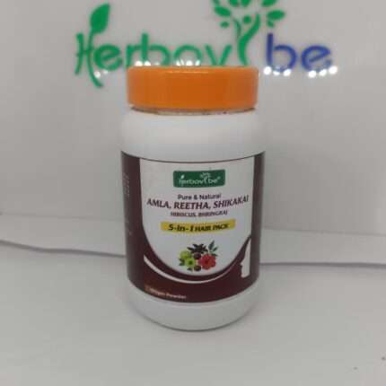 Herbovibe Amla Reetha Shikakai Hair Pack (5-in-1 Hair Pack) (100Gm Powder)